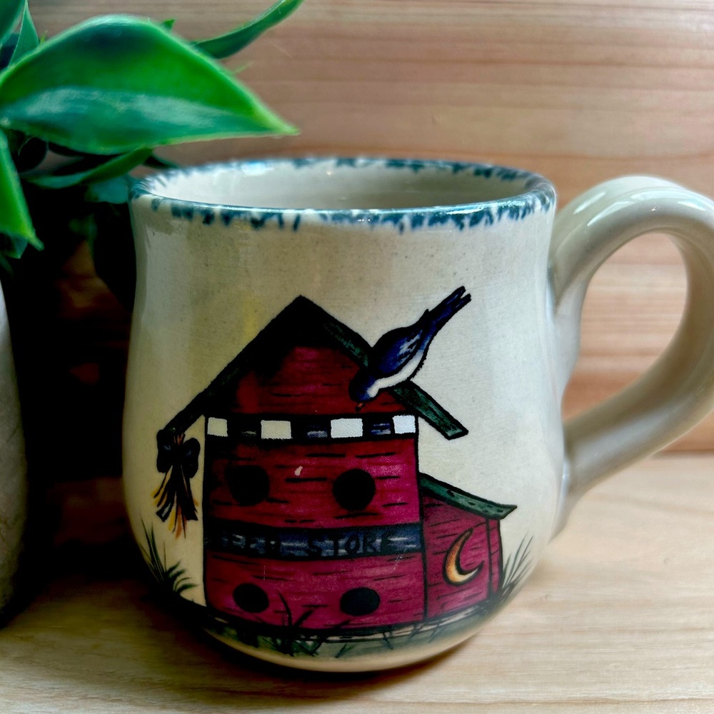 Vintage Birdhouse Mug By Home & Garden Party
